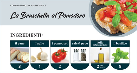 La Bruschetta al Pomodoro Recipe